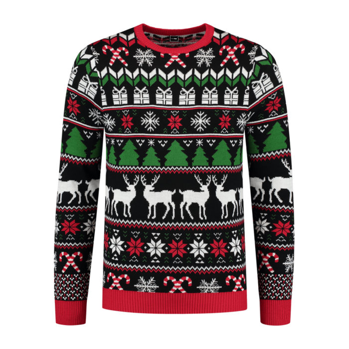 Kersttrui multicolor