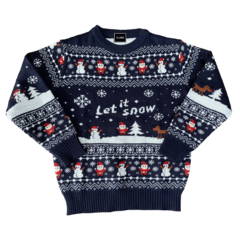 Kersttrui voor kinderen Let it snow