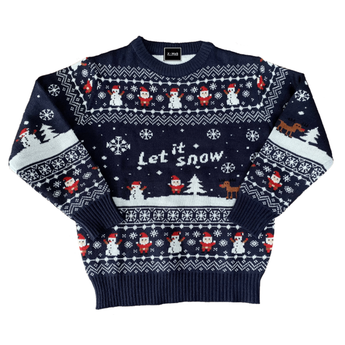 Kersttrui voor kinderen Let it snow