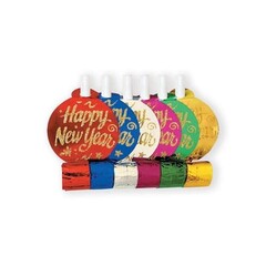 Rolfluitjes Happy New Year verpakt per 6 stuks