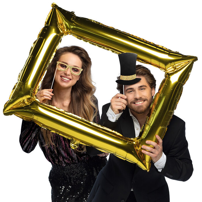 Boland Set 12 Photo props met folieballon fotolijst