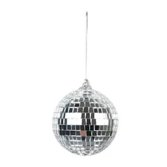 6 Discoballen zilver 8cm