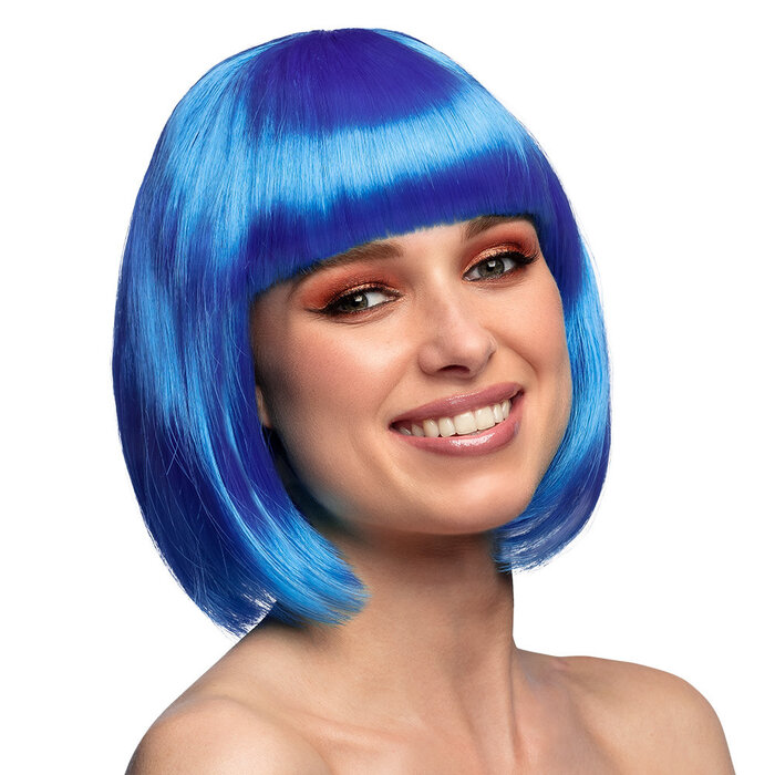 Boland Pruik cabaret blauw