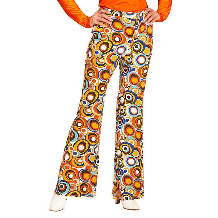 Jaren 70's broek bubbles dames