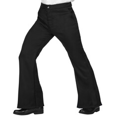 Jaren 70's broek zwart heren