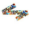 Jaren 70 hoofdband Hippie bubbles