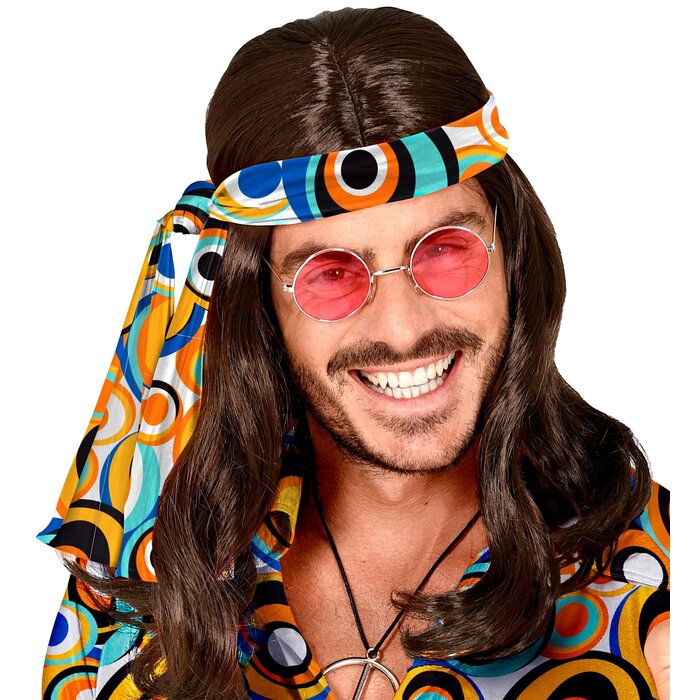 Jaren 70 hoofdband Hippie bubbles