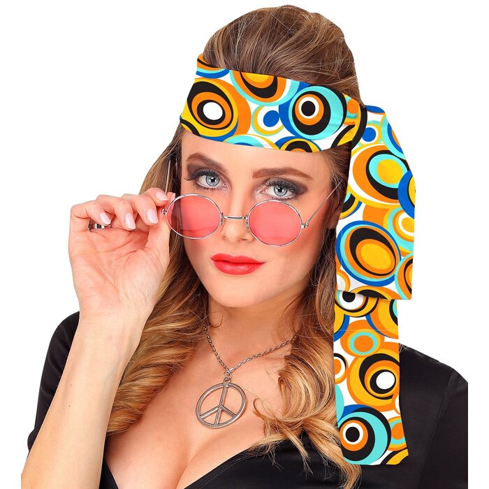 Jaren 70 hoofdband Hippie bubbles