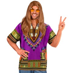 Dashiki t-shirt hippie rasta heren