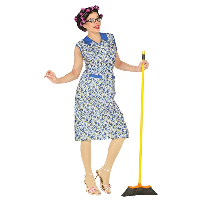 Ma Flodder poetsvrouw kleed