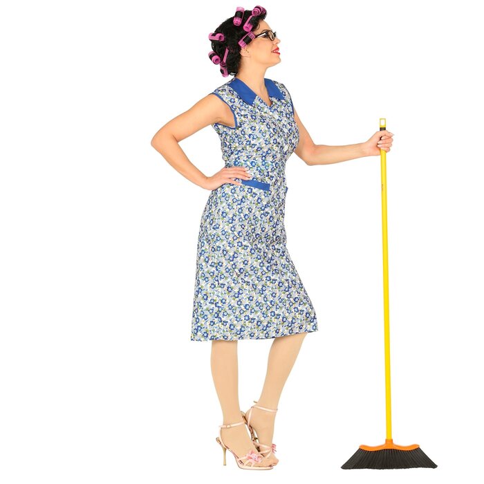 Ma Flodder poetsvrouw kleed