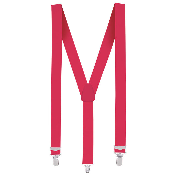 Feestshop.be Bretellen neon roze