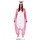 Roze kat jumpsuit met kap