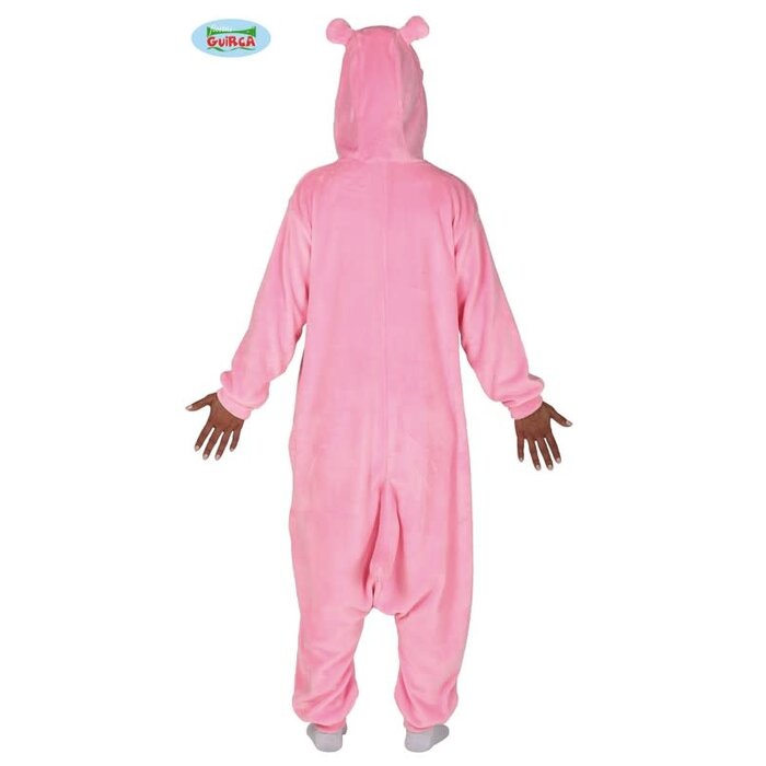 Fiestas Guirca Roze kat jumpsuit met kap