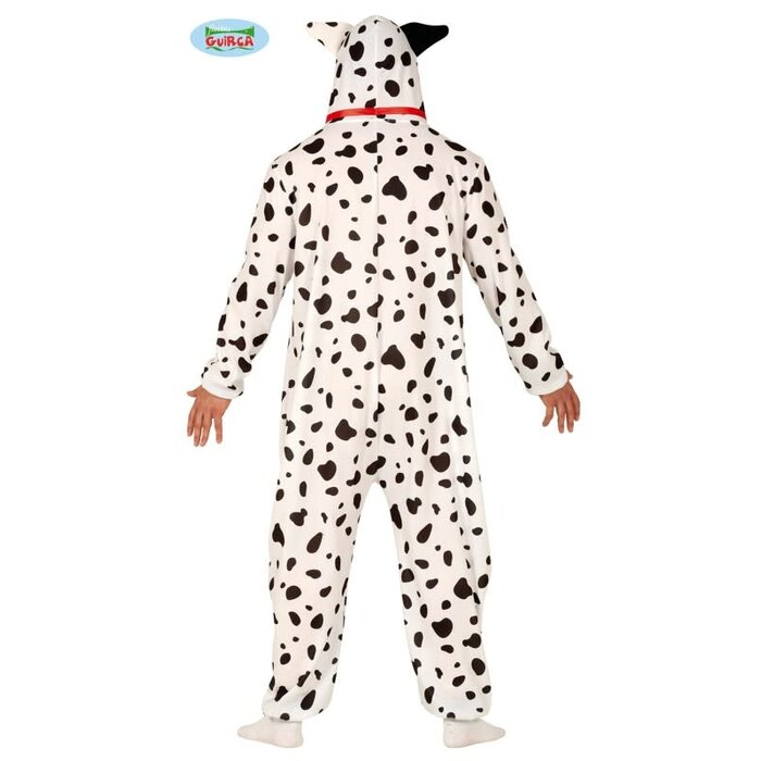Fiestas Guirca Dalmatier hond kostuum jumpsuit met kap