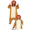 Fiestas Guirca Leeuw kostuum jumpsuit met kap