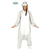 Fiestas Guirca Nijlpaard kostuum jumpsuit met kap grijs