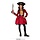 Rode piraat kleedje meisje