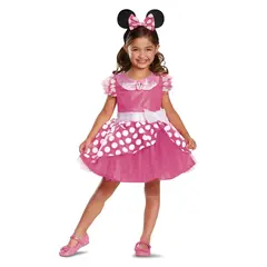 Disney Minnie Mouse roze Deluxe jurk kind