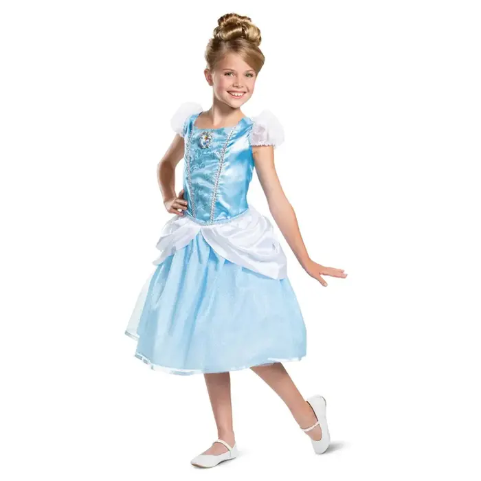 Disney Cinderella Assepoester Deluxe jurk blauw kind