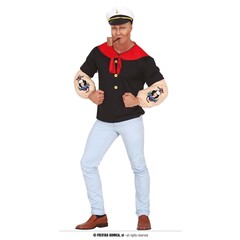 Feestshop.be Matroos gespierde zeeman kostuum heren