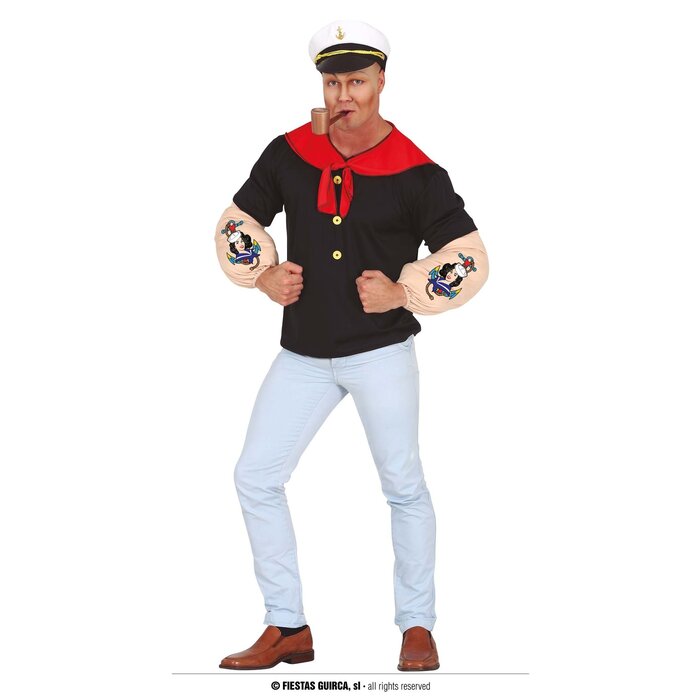 Feestshop.be Matroos gespierde zeeman kostuum heren