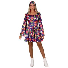 Flower power hippie  jurkje