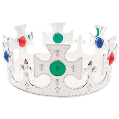 Feestshop.be Kroon zilver