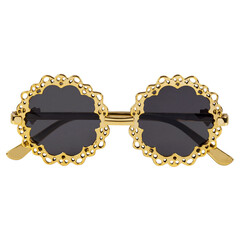 Feestshop.be Bril steampunk klassiek goud