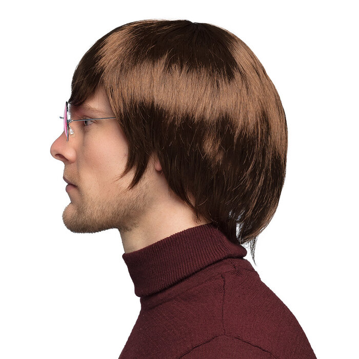 Feestshop.be Pruik John bruin