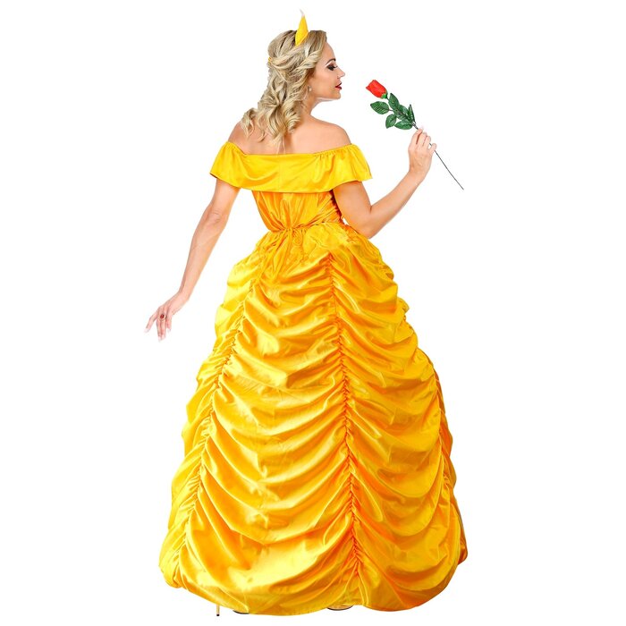 Feestshop.be Prinsessenkleed goud luxe