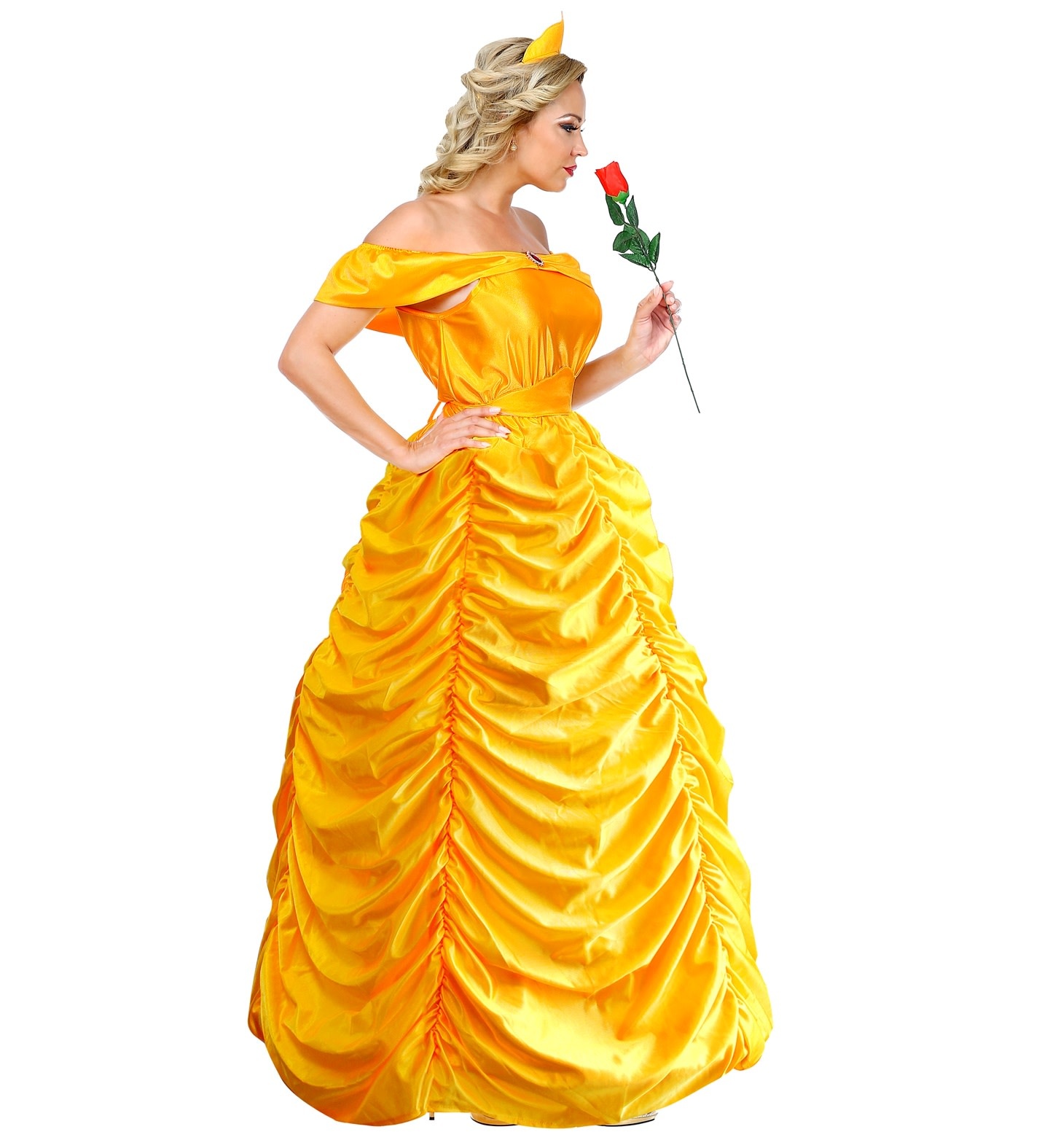 Feestshop.be Prinsessenkleed goud luxe