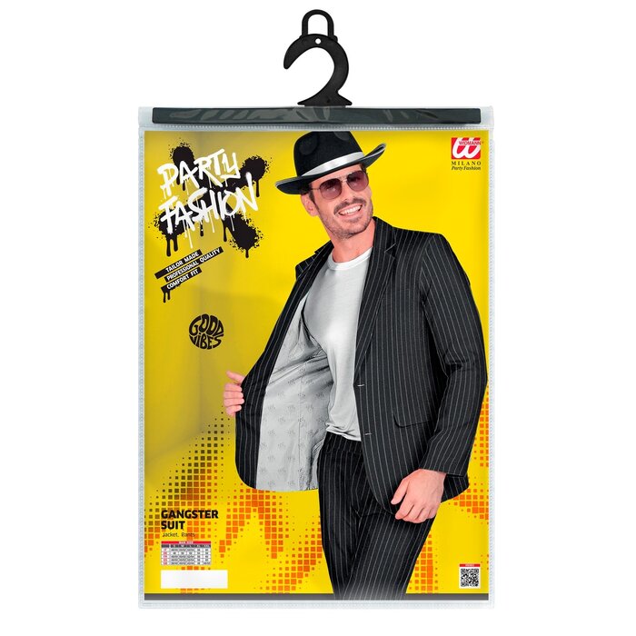 Feestshop.be Gangster kostuum zwart