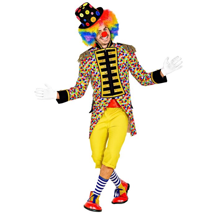 Feestshop.be Carnavals jas confetti paradejas heren