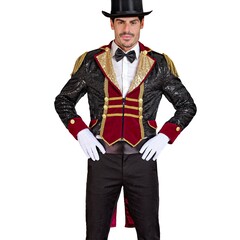 Feestshop.be Slipjas circus directeur luxe zwart