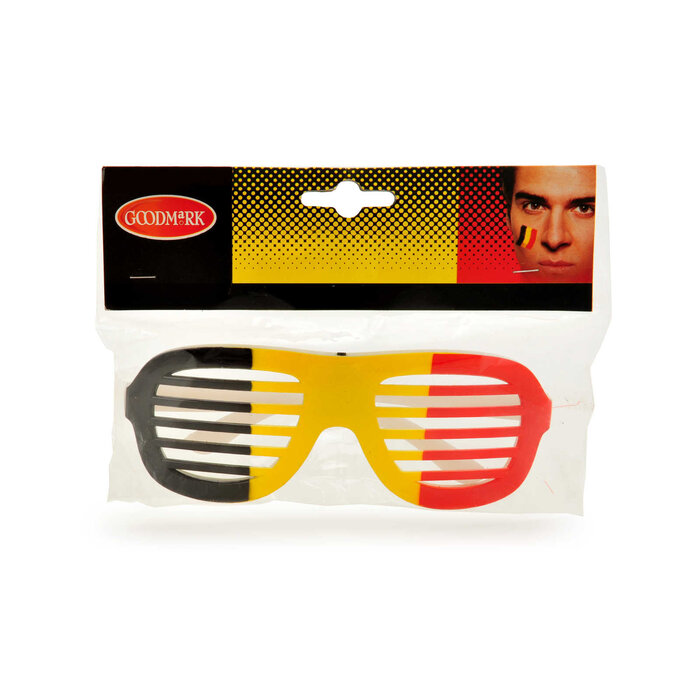 Bril met Led lichtjes driekleur België