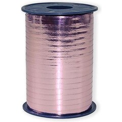 Ballonlint 5mm x 400m metallic roze