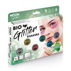 Bio glitter box shakers  (6x5gr)