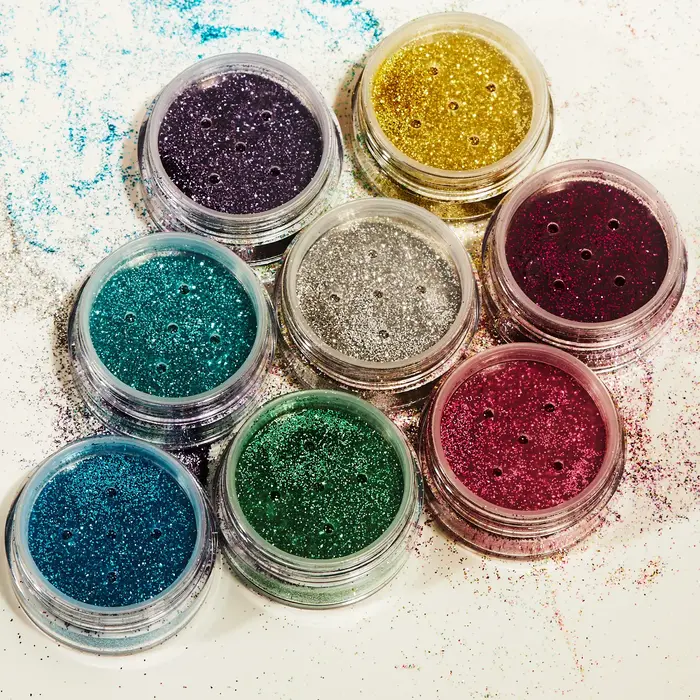 Bio glitter box shakers  (6x5gr)