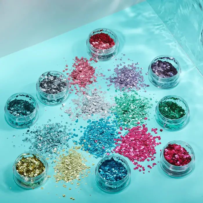 Bio glitter grof goud (3gr)