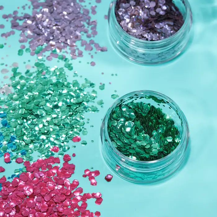 Bio glitter grof groen (3gr)