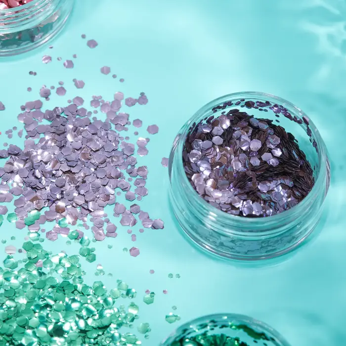 Bio glitter grof paars lavendel (3gr)