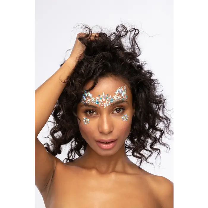 Gezicht steentjes Snow Angel