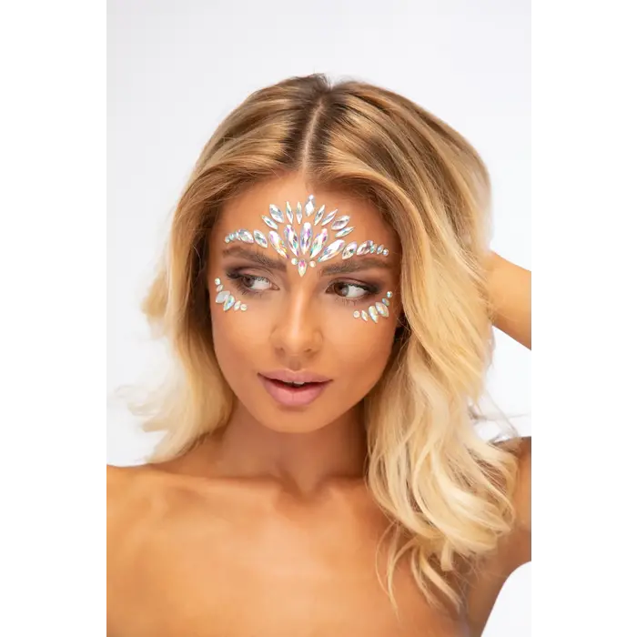 Gezicht steentjes Ice Queen