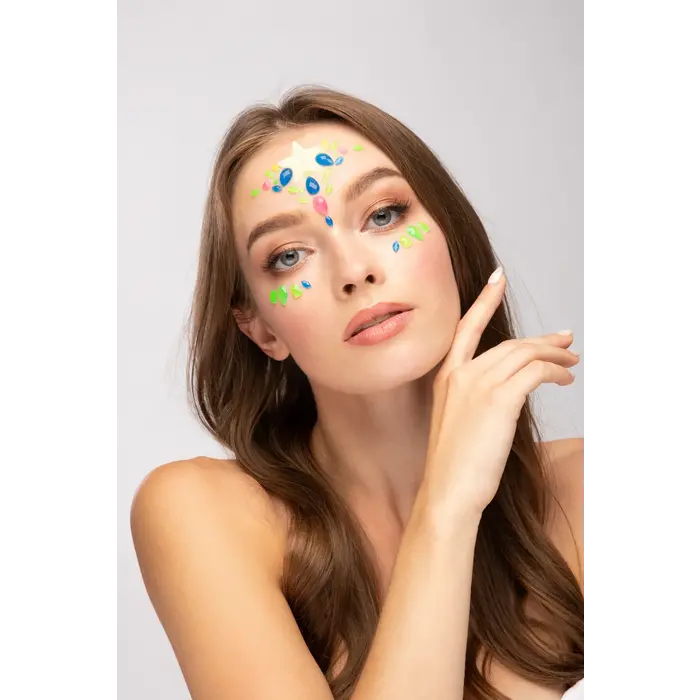 Gezicht steentjes Illumination glow in the dark