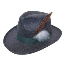 Bayern Oktoberfest hoed Deluxe Grey