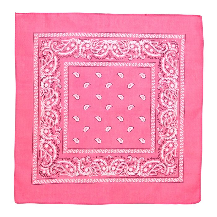 Bandana zakdoek 55 x 55cm roze