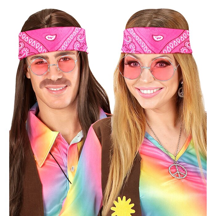 Bandana zakdoek 55 x 55cm roze