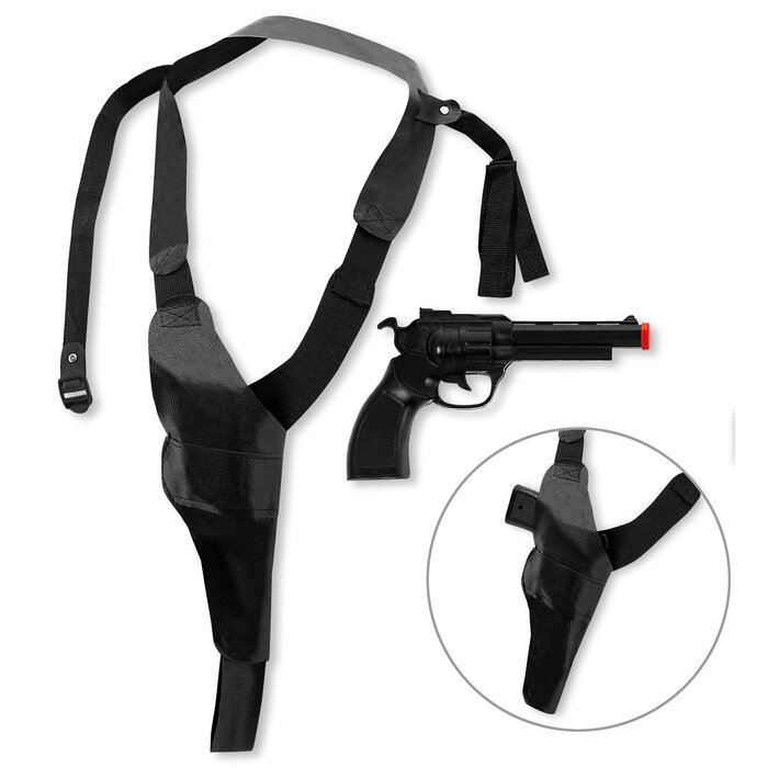 Maffia schouder holster met pistool