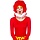 Tulle kraag Circus Clown